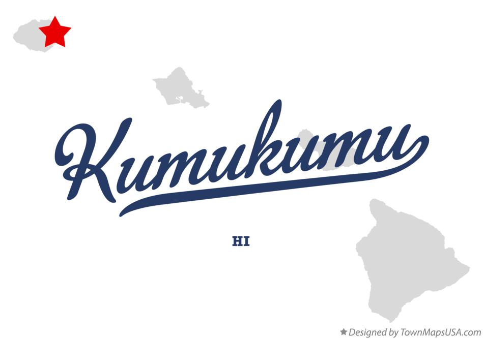 Map of Kumukumu Hawaii HI