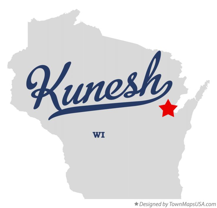 Map of Kunesh Wisconsin WI
