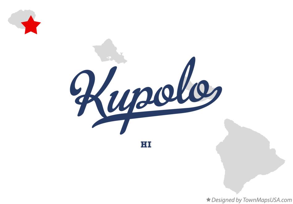 Map of Kupolo Hawaii HI
