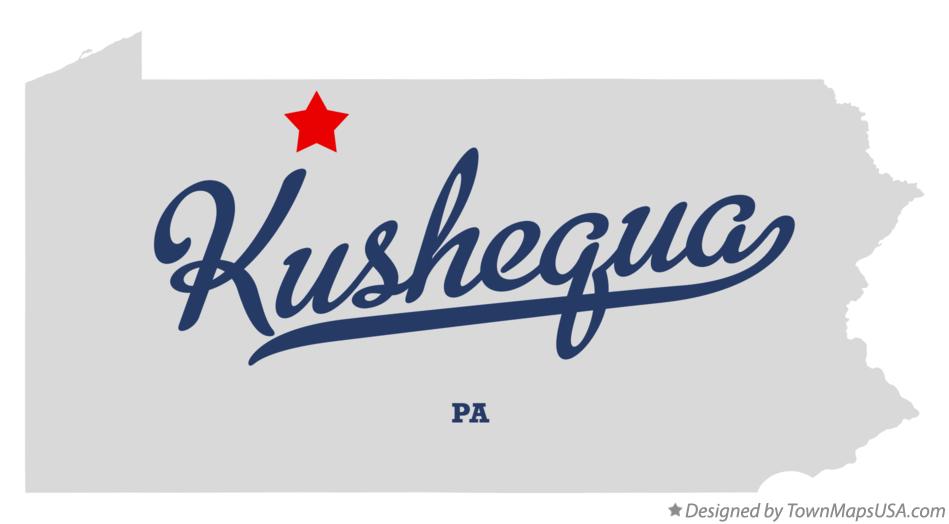 Map of Kushequa Pennsylvania PA