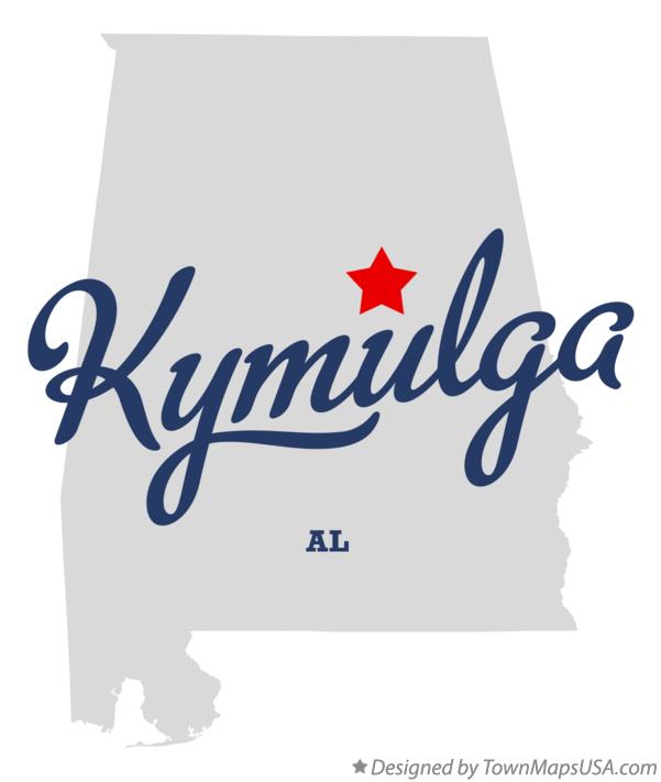 Map of Kymulga Alabama AL