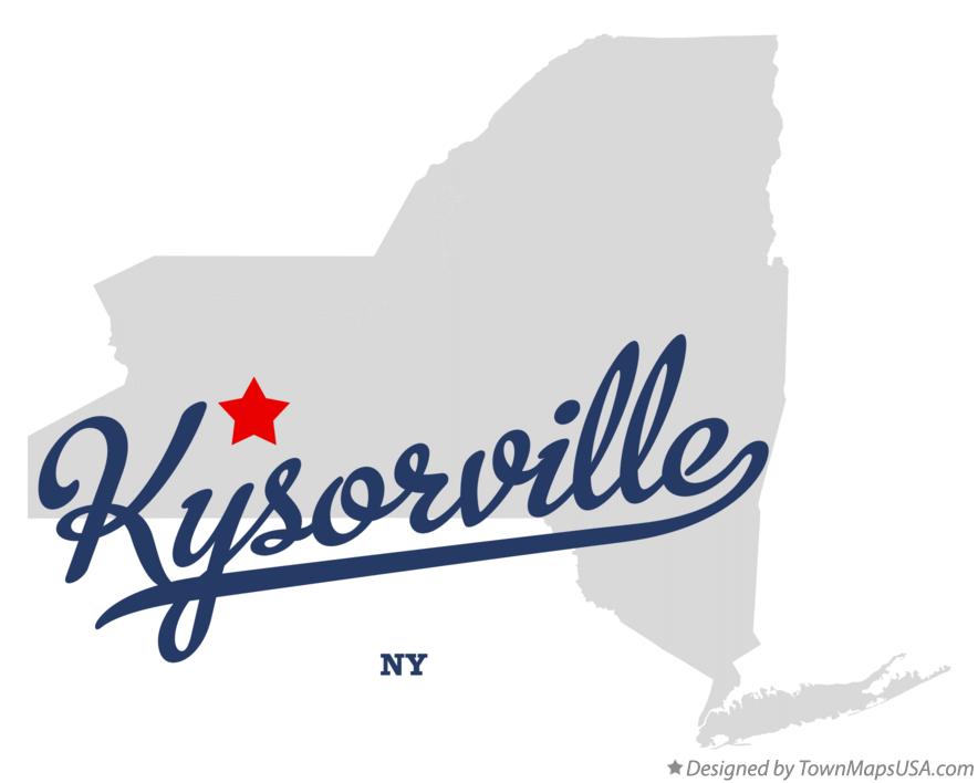 Map of Kysorville New York NY