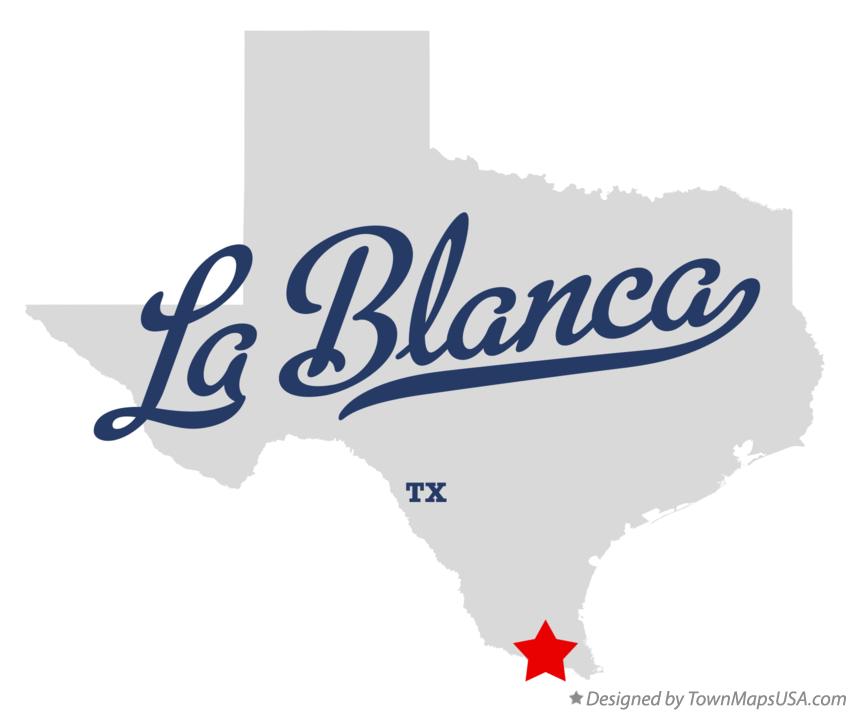 Map of La Blanca Texas TX
