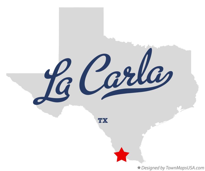 Map of La Carla Texas TX