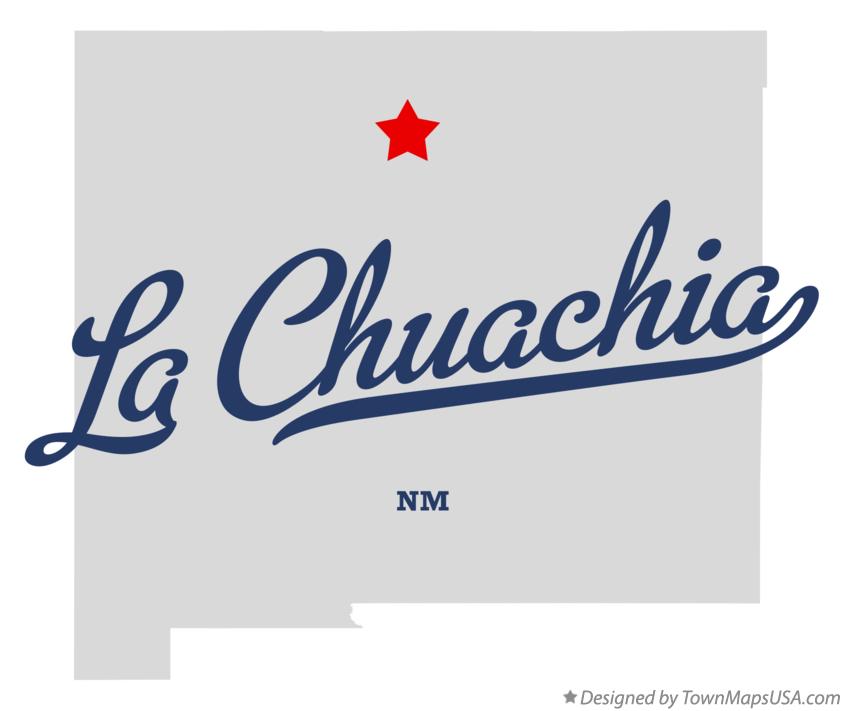 Map of La Chuachia New Mexico NM