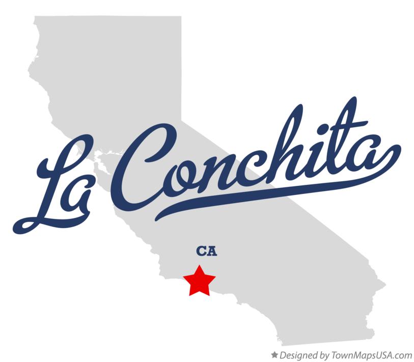 Map of La Conchita California CA