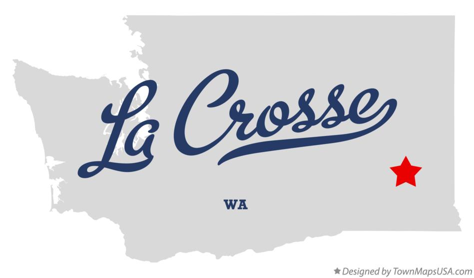 Map of La Crosse Washington WA