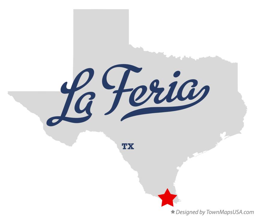 Map of La Feria Texas TX