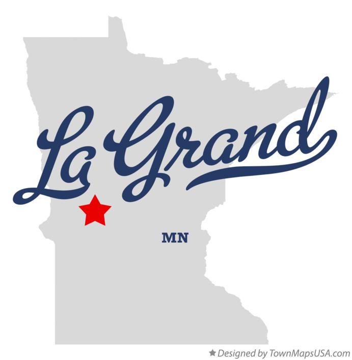 Map of La Grand Minnesota MN