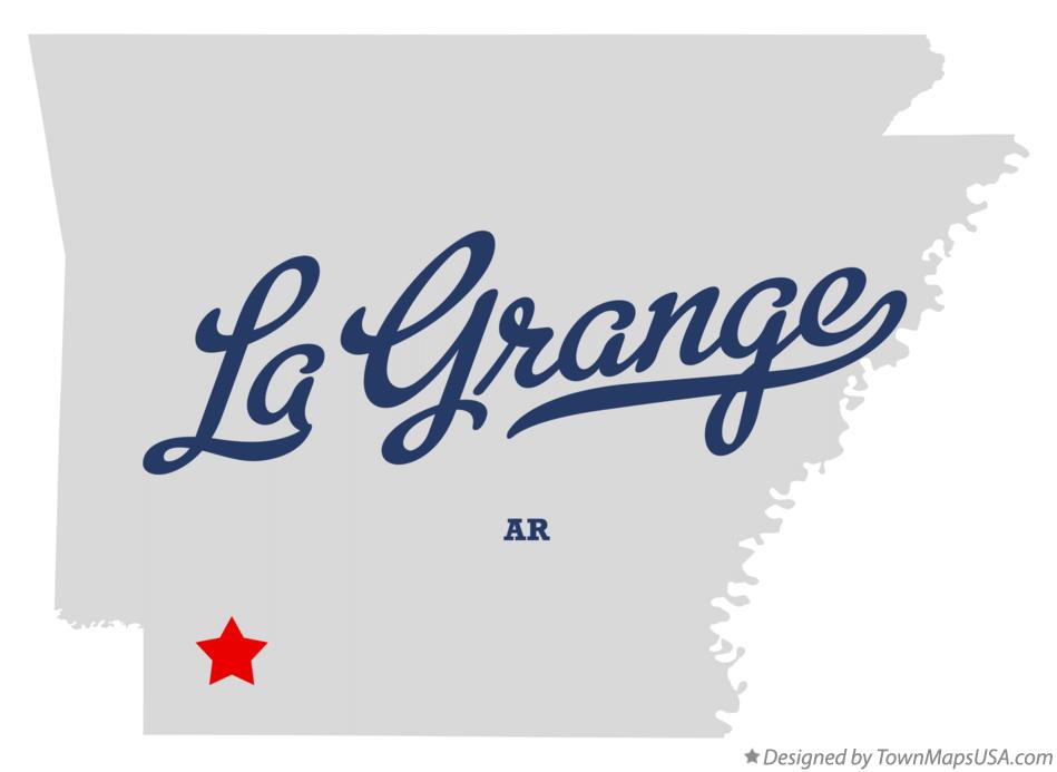 Map of La Grange Arkansas AR