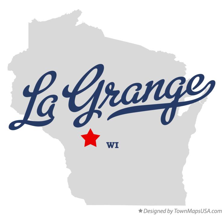 Map of La Grange Wisconsin WI