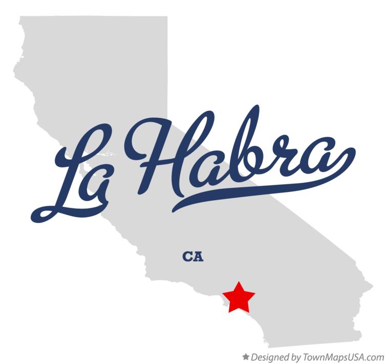 Map Of La Habra Ca California