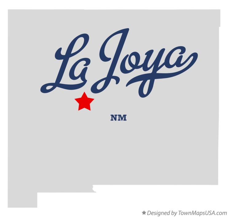 Map of La Joya New Mexico NM