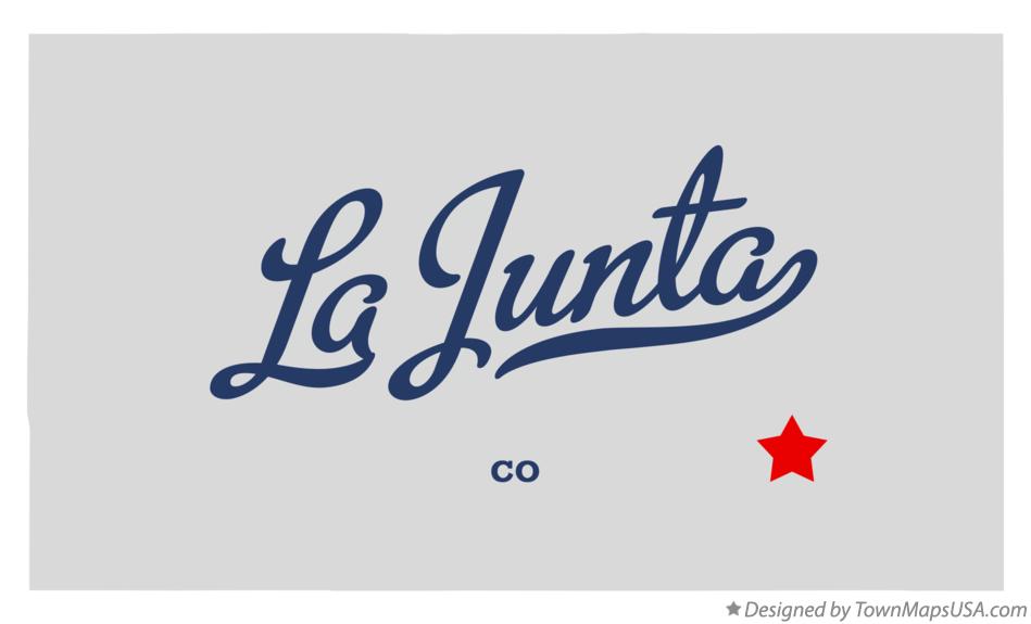 Map of La Junta Colorado CO