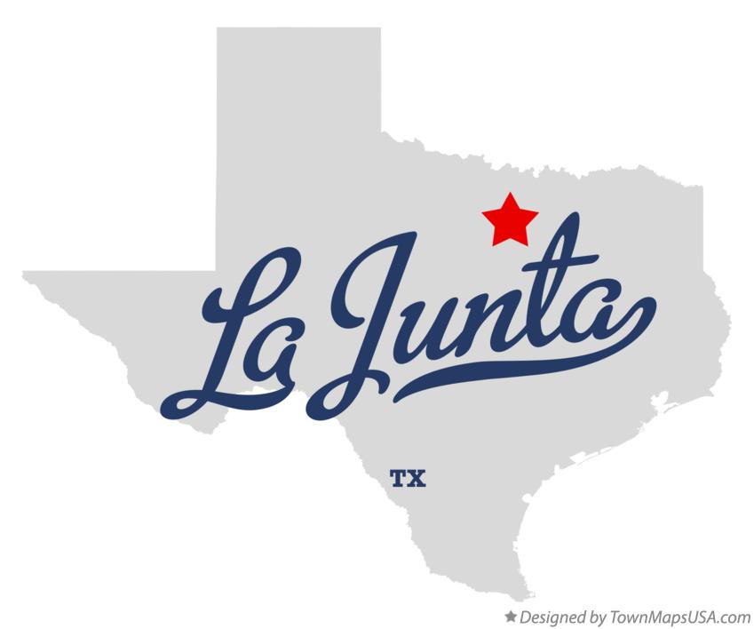 Map of La Junta Texas TX