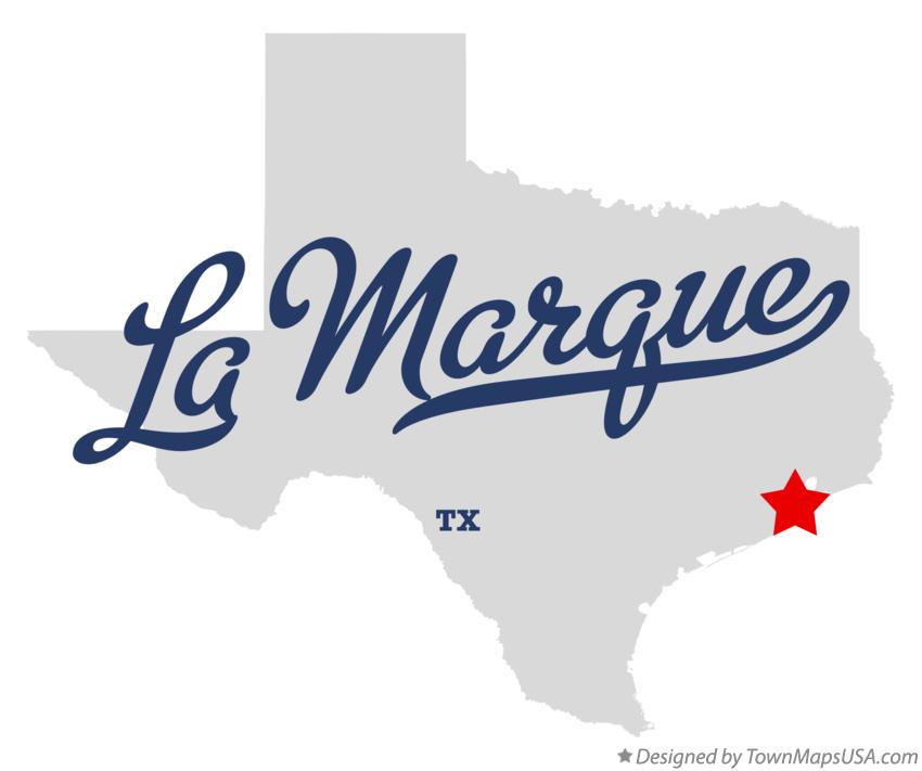Map of La Marque Texas TX