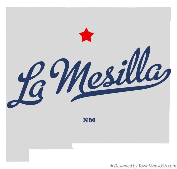 Map of La Mesilla New Mexico NM