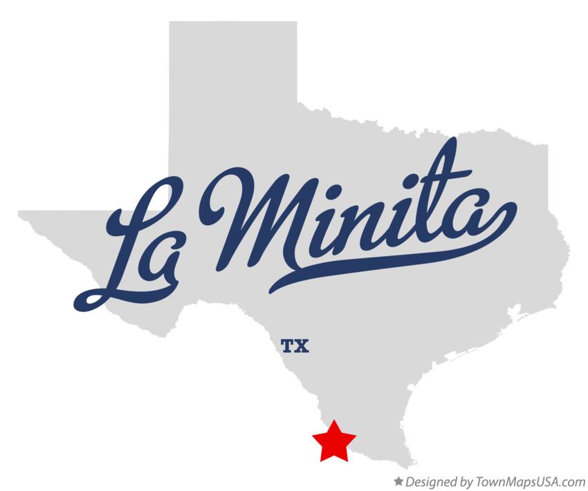 Map of La Minita Texas TX