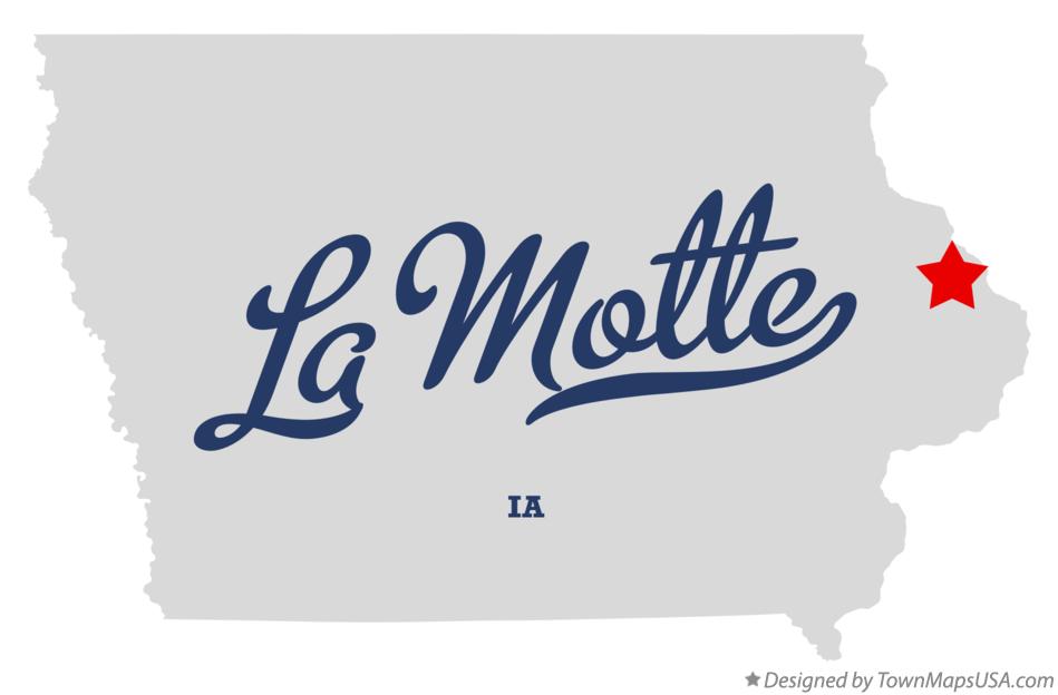 Map of La Motte Iowa IA