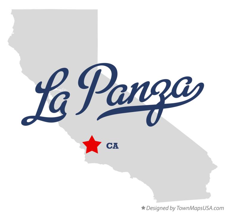 Map of La Panza California CA