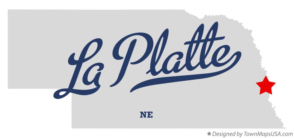 Map of La Platte Nebraska NE
