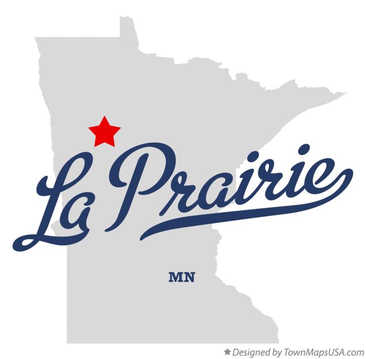 Map of La Prairie Minnesota MN