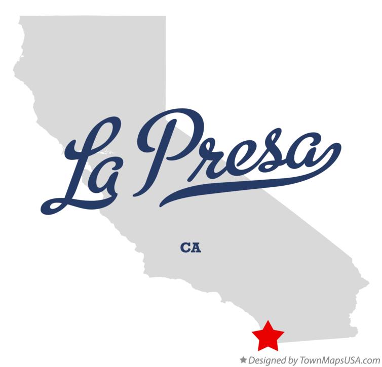 Map of La Presa California CA