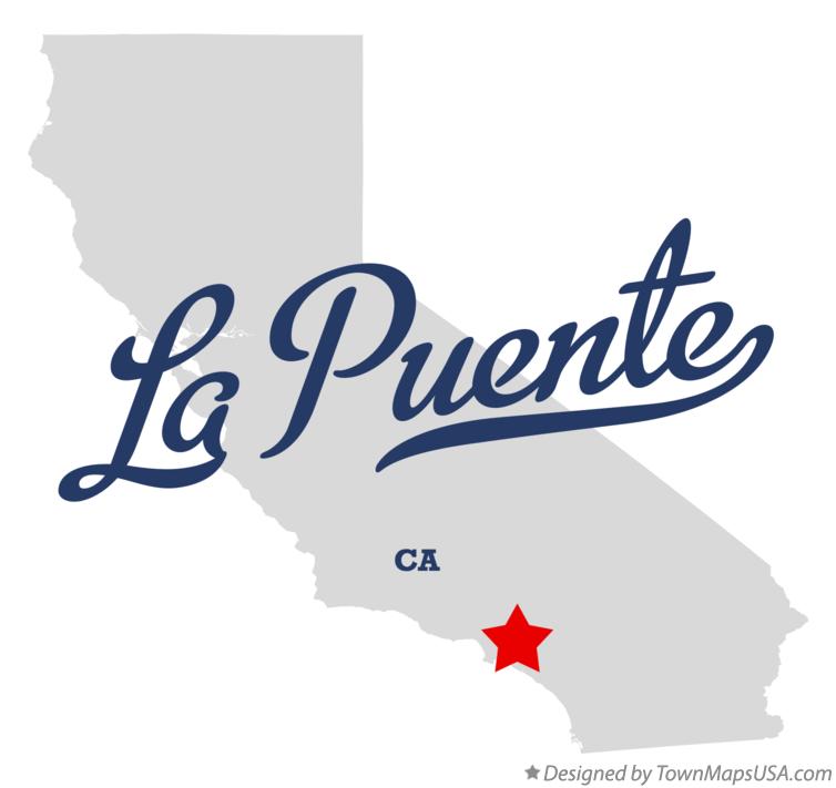 Map of La Puente California CA