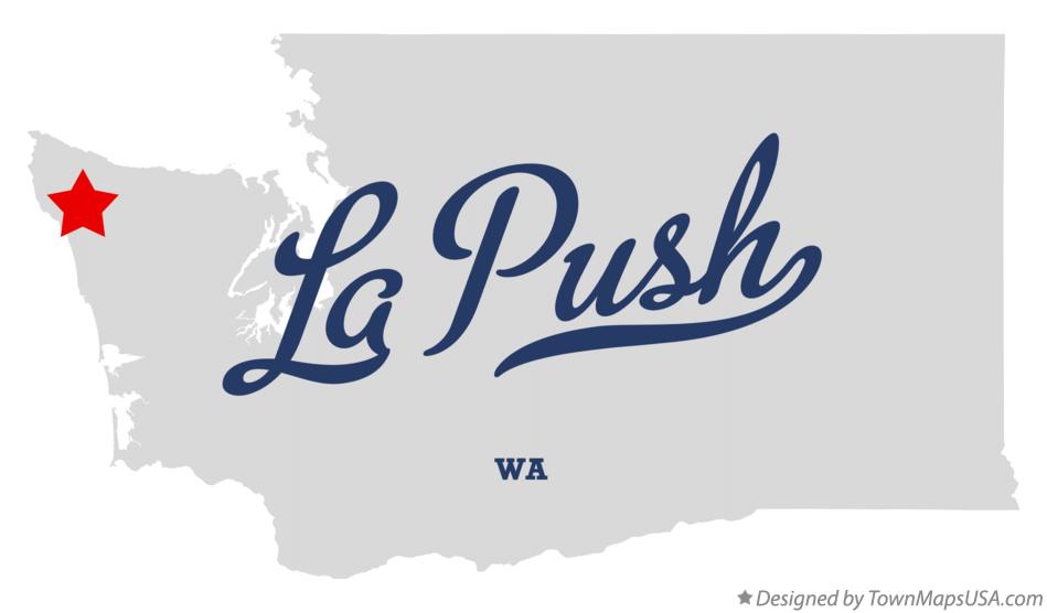 Map of La Push Washington WA