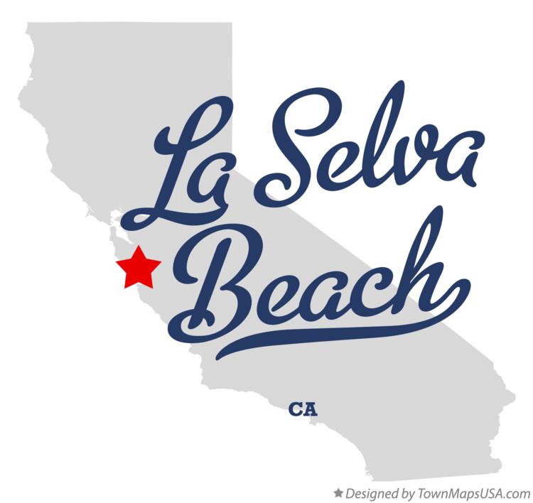 Map of La Selva Beach California CA