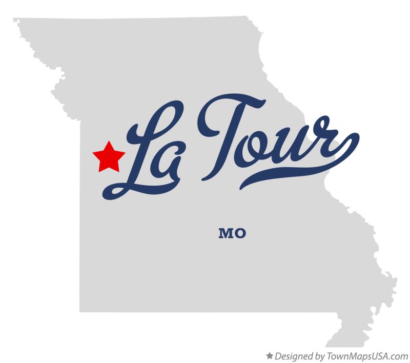 Map of La Tour Missouri MO