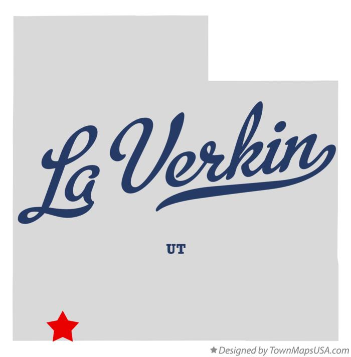 Map of La Verkin Utah UT