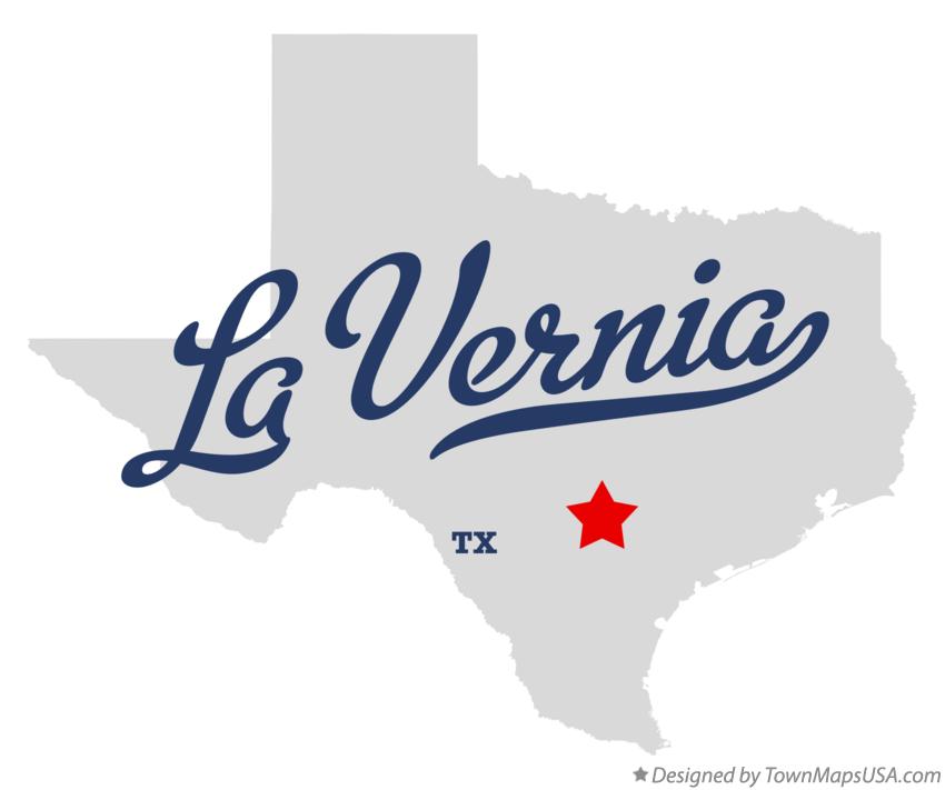 Map of La Vernia Texas TX