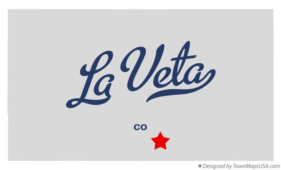Map of La Veta Colorado CO
