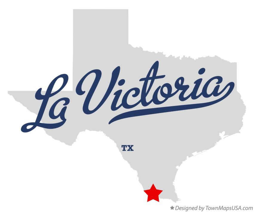 Map of La Victoria Texas TX