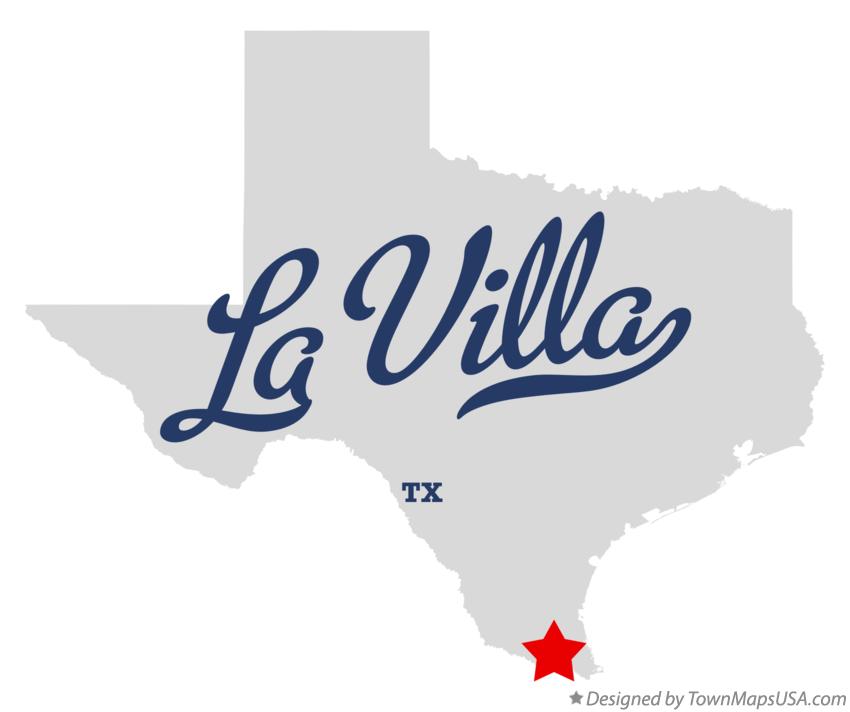 Map of La Villa, TX, Texas