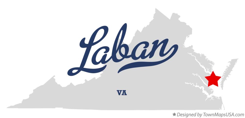 Map of Laban Virginia VA
