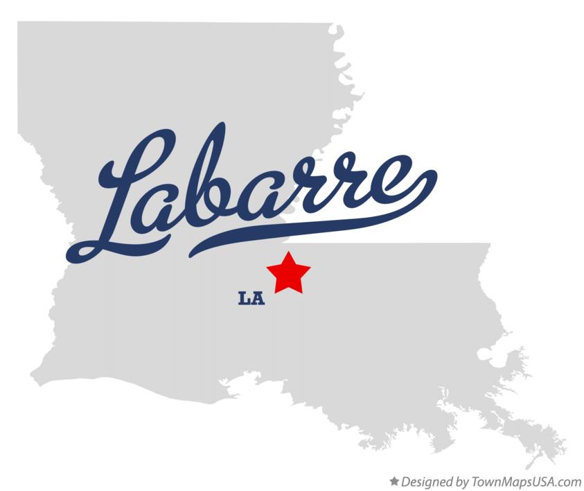 Map of Labarre Louisiana LA