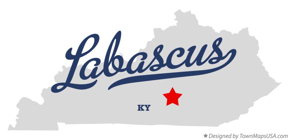 Map of Labascus Kentucky KY