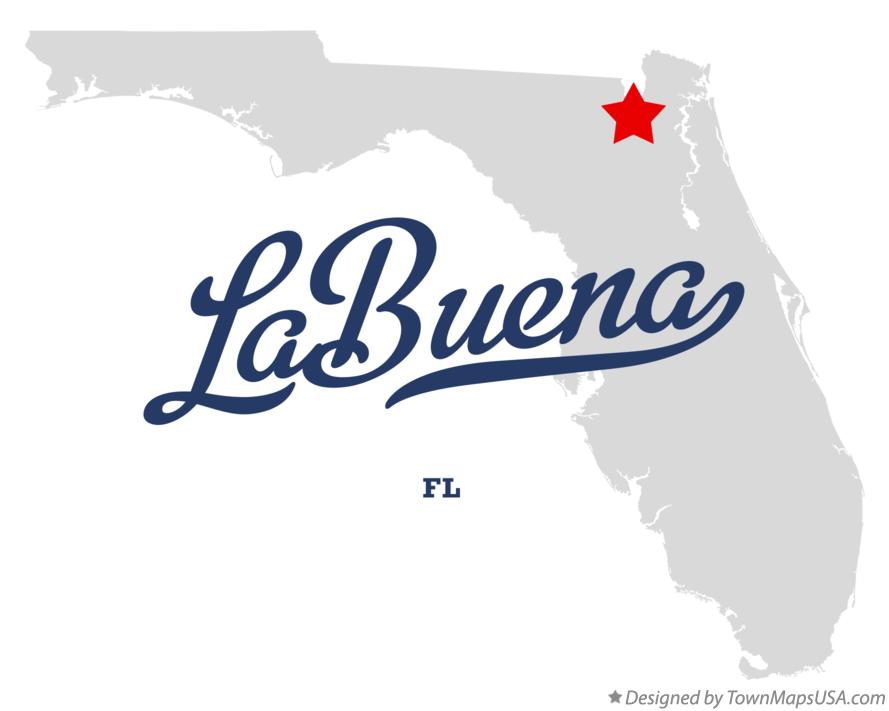Map of LaBuena Florida FL