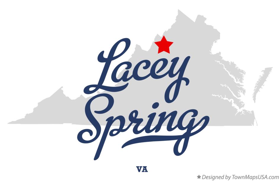 Map of Lacey Spring Virginia VA