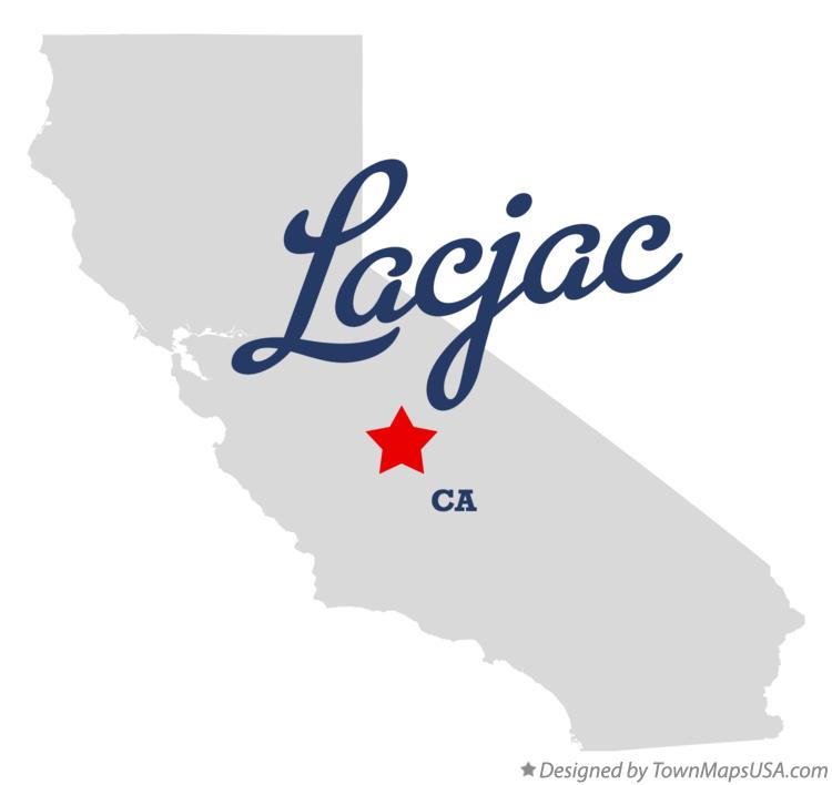 Map of Lacjac California CA