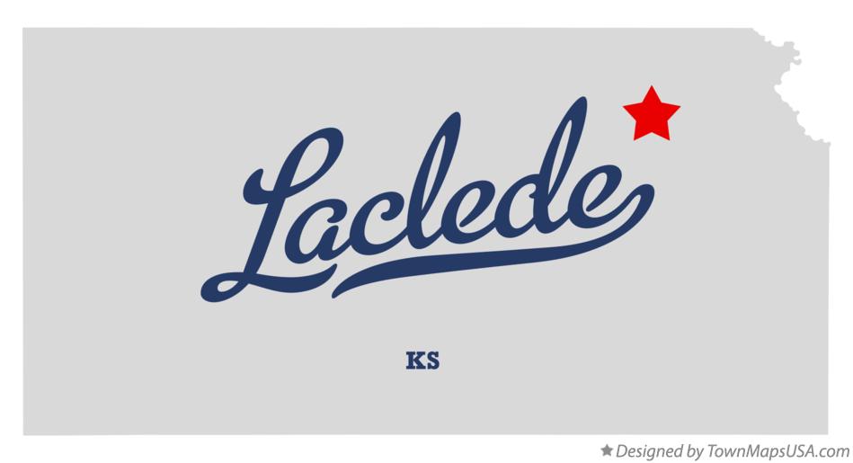 Map of Laclede Kansas KS