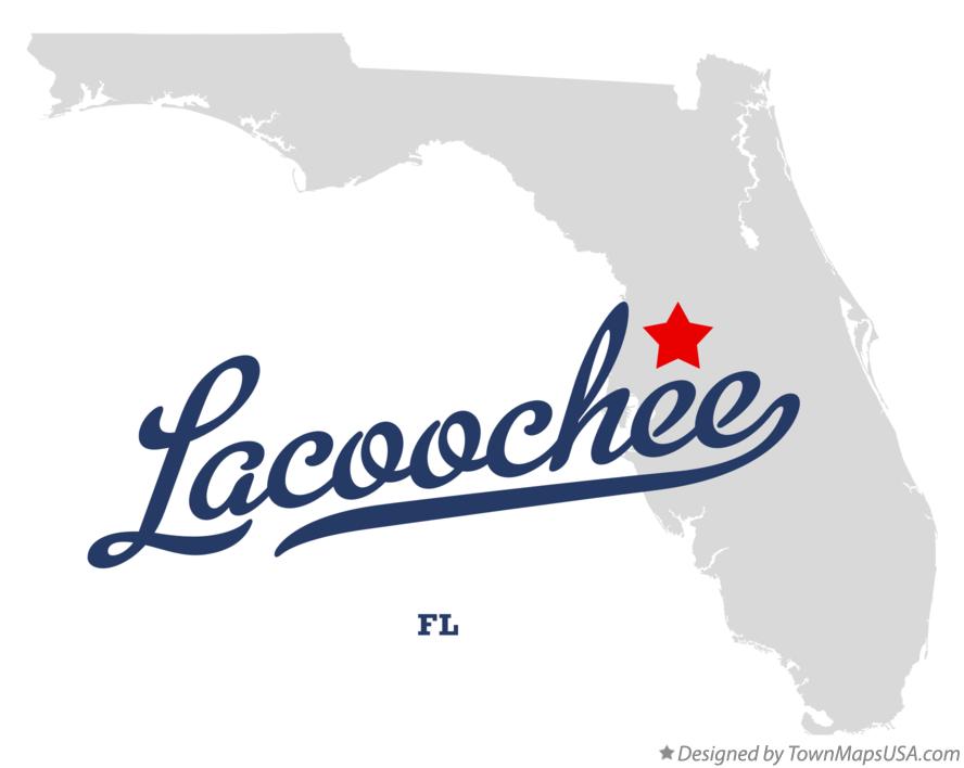 Map of Lacoochee Florida FL