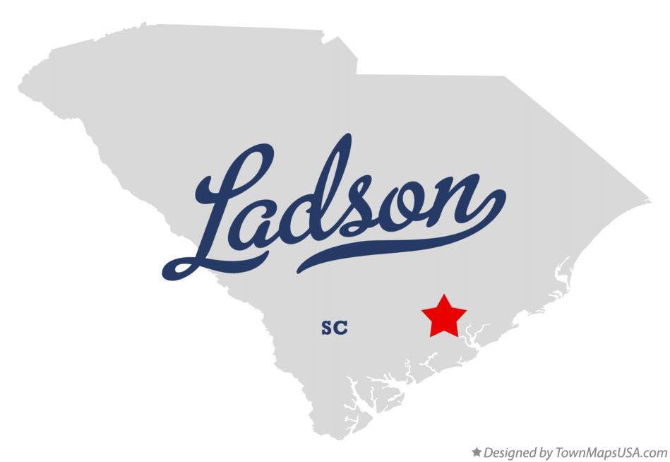 Map of Ladson South Carolina SC