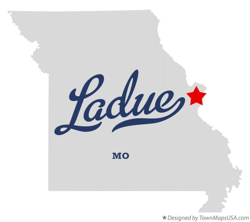 Map of Ladue Missouri MO