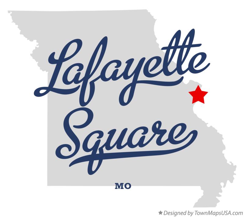Map of Lafayette Square Missouri MO