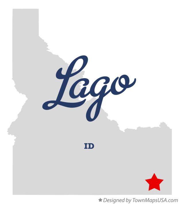 Map of Lago Idaho ID