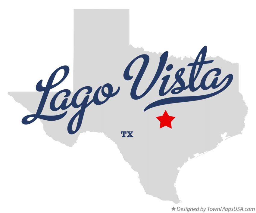 Map of Lago Vista Texas TX