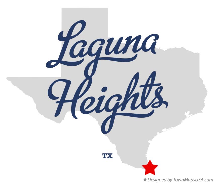 Map of Laguna Heights Texas TX